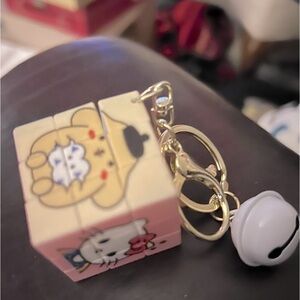 NWTS- Sanrio keychain Rubik‘s cube all your favorite friends ￼